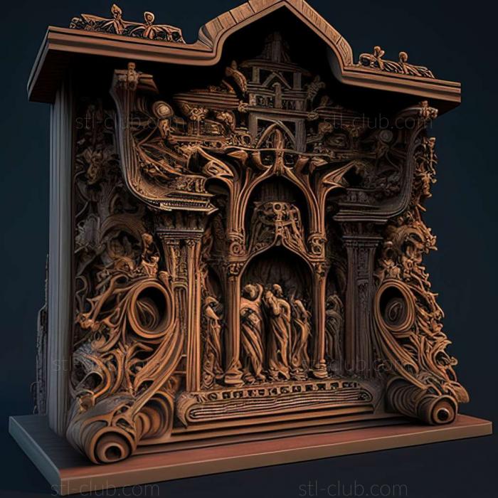 3D model temple (STL)